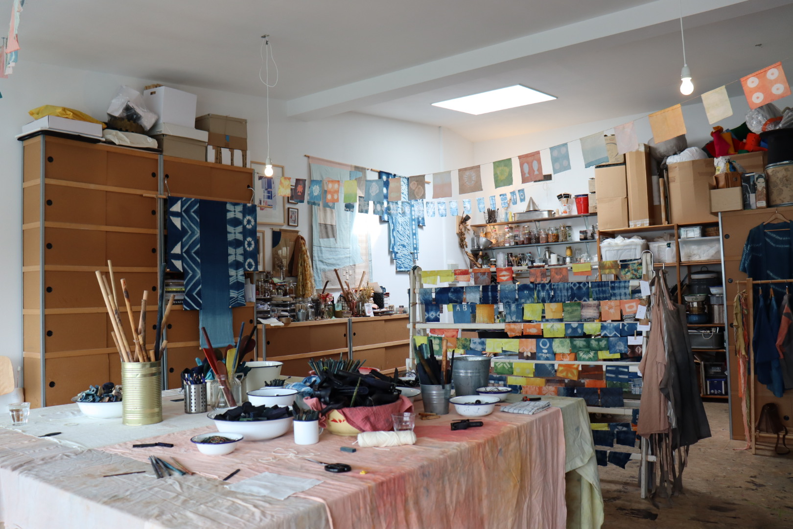 Verf je eigen shibori feestslinger, duo-worksop 18 oktober 11:00 tot 12:30 - Afbeelding 11